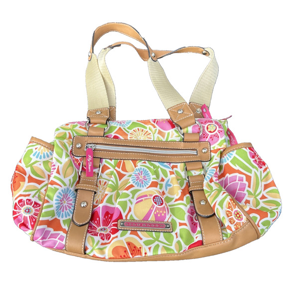 Lily Bloom Floral Colorful Crossbody Adjustable Shoulder Bag Purse READ - Picture 1 of 14